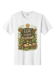 In Every Leaf A Lesson In Patience T-Shirt Design - Image 4